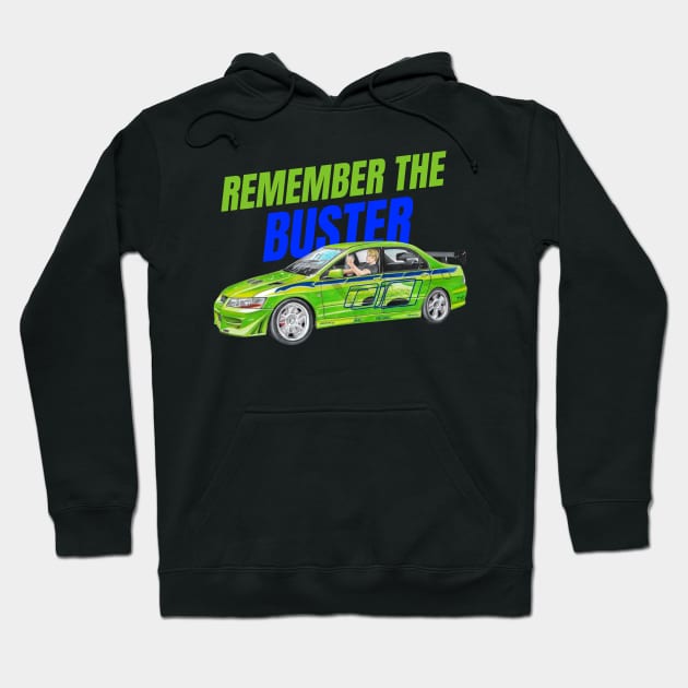 Remember the buster Hoodie by MOTOSHIFT